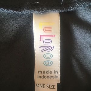 Lularoe One Size Solid Grey Leggings! Never worn!